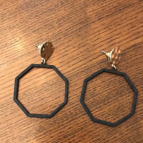 Dangle earrings black - Picture 1 of 3